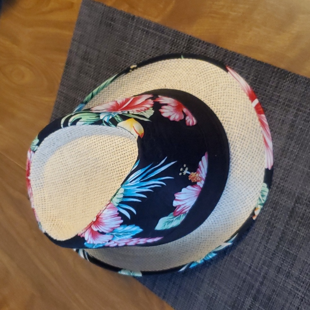 Tropical straw Fedora (small)